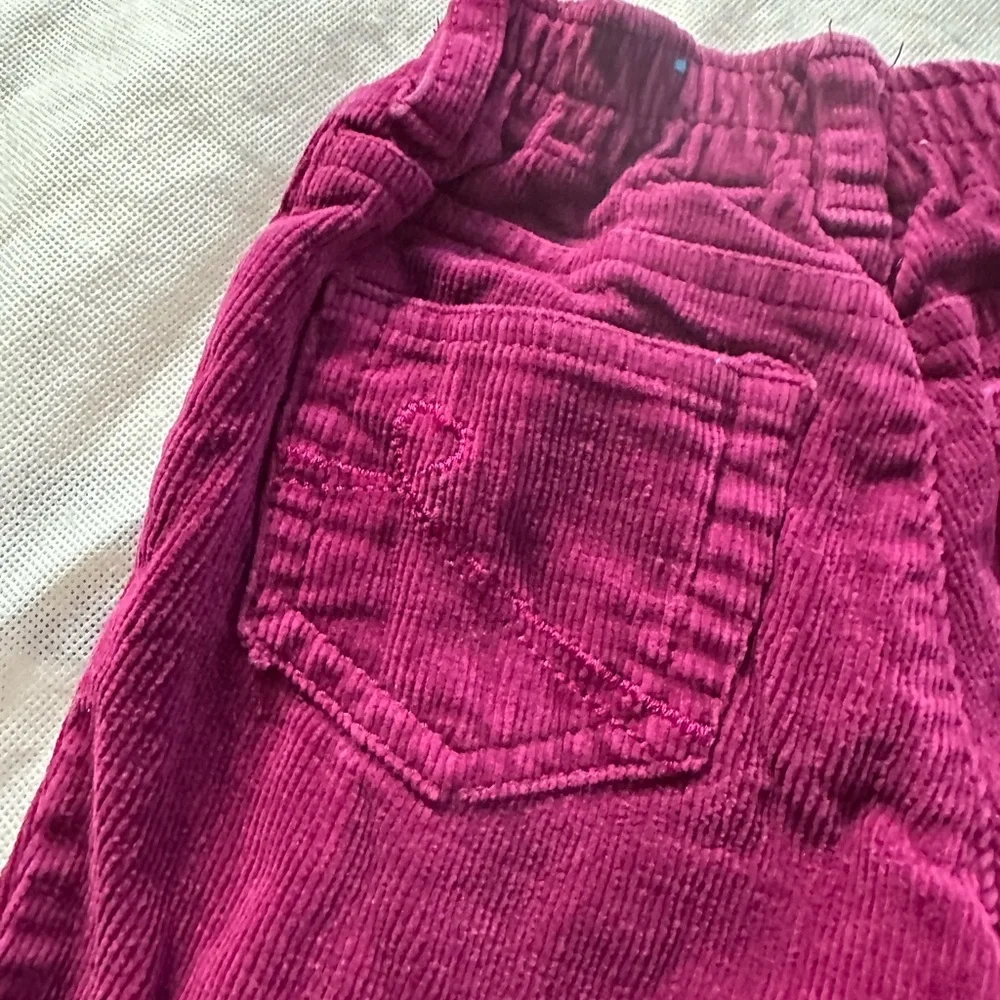 The Children’s Place Corduroy Ruffle Pants in Pink Girls Size 18 Months